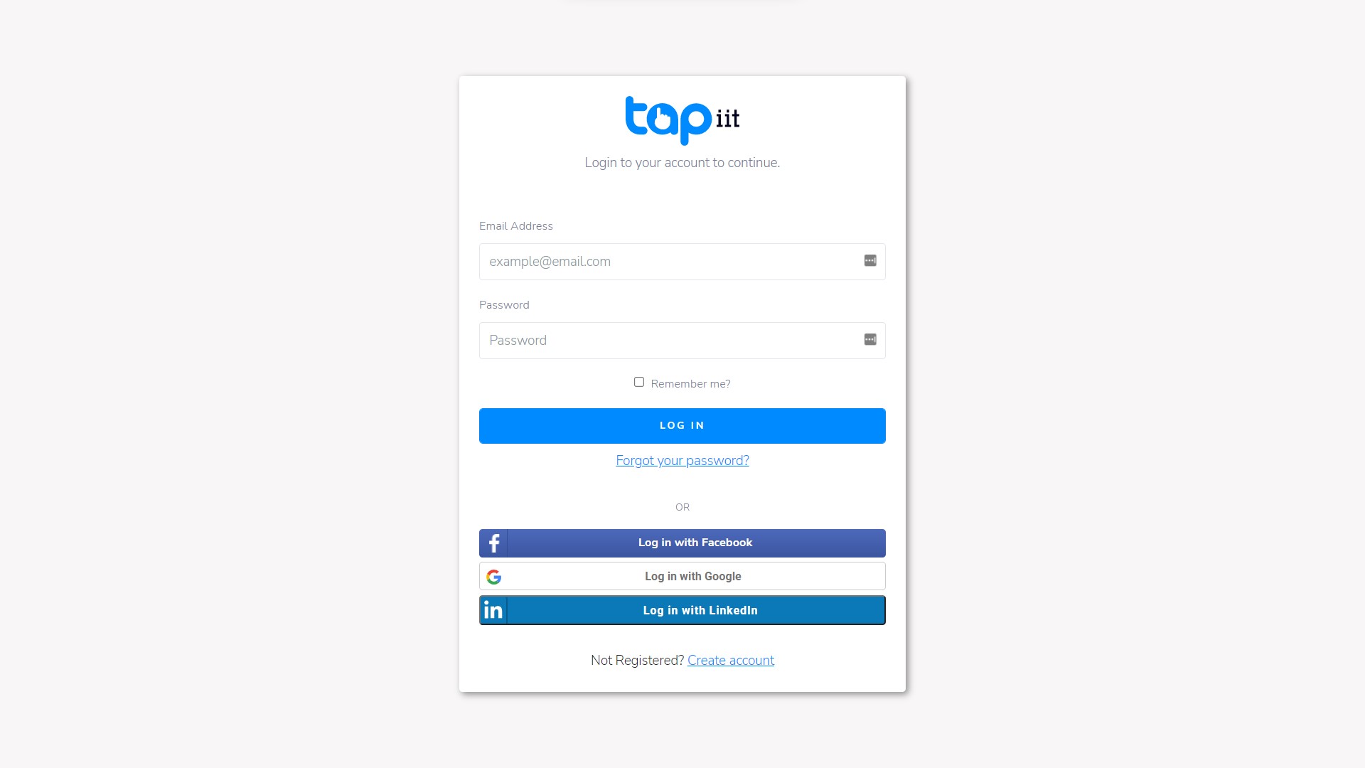 Login Page