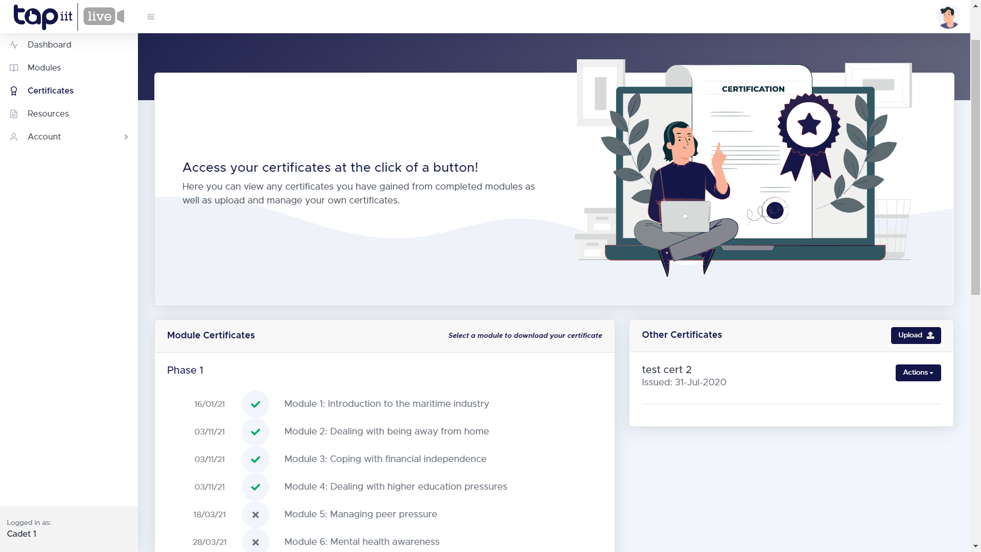 Module Page